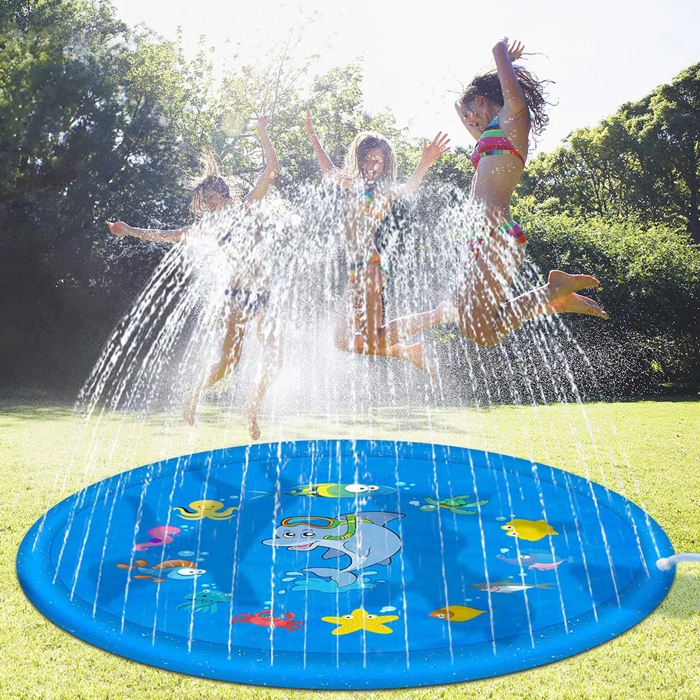 Sea Splash Kids Sprinkler Pad β Outdoor Water Play Mat