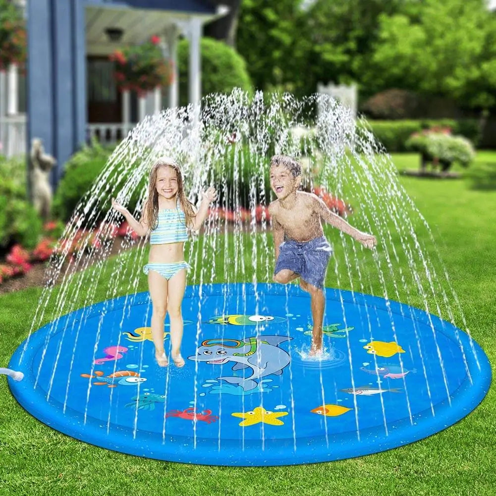 Sea Splash Kids Sprinkler Pad β Outdoor Water Play Mat
