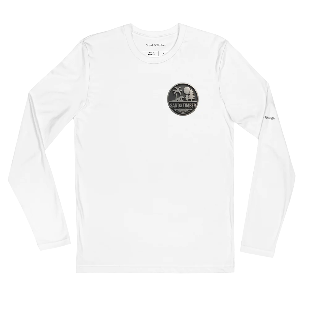 Men's Fitted Long Sleeve Shirt | Next Level 3601