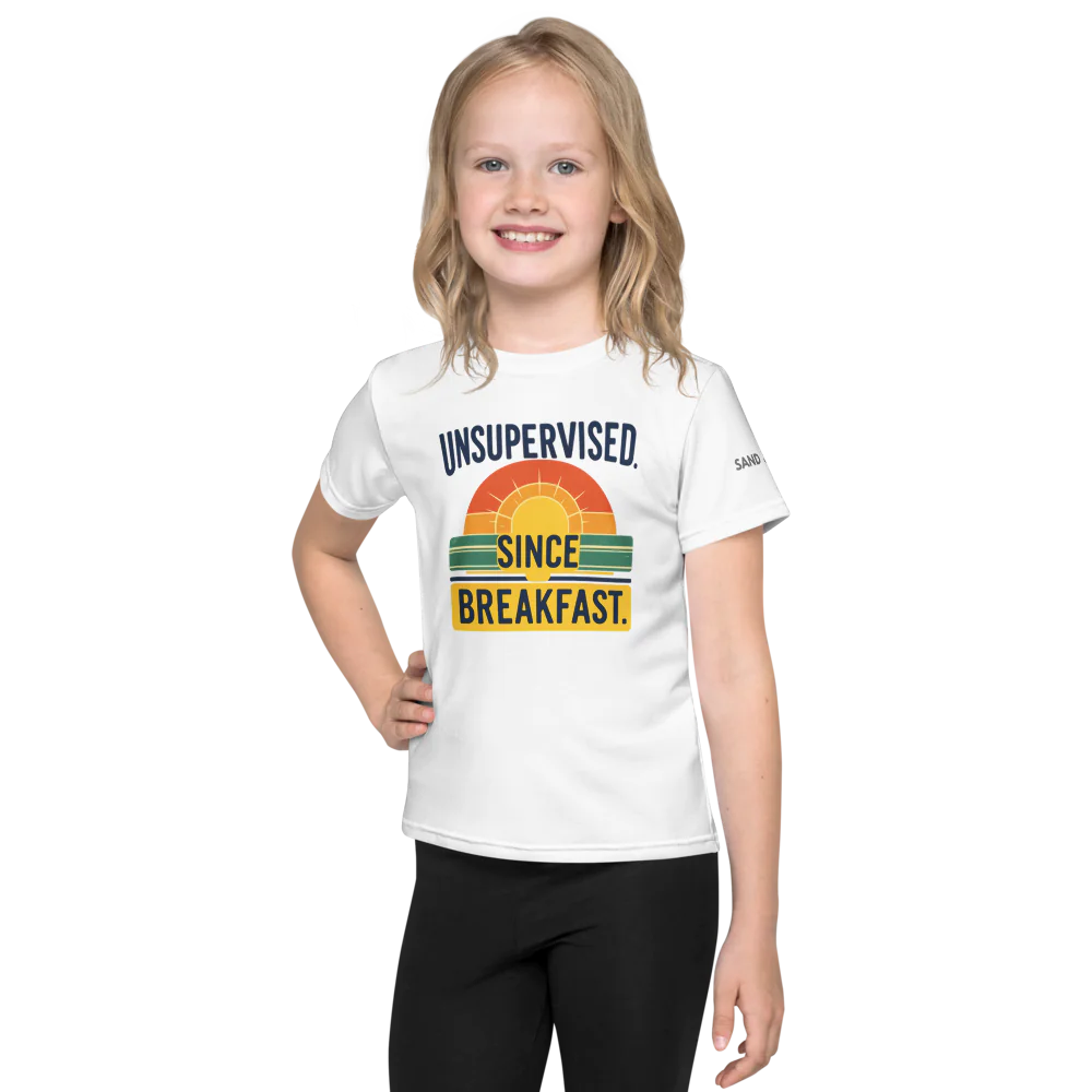 All-Over Print Kids Crew Neck T-Shirt